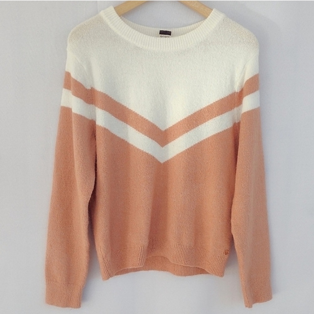 ROXY💜Requiem Mood Colorblock Sweater Small